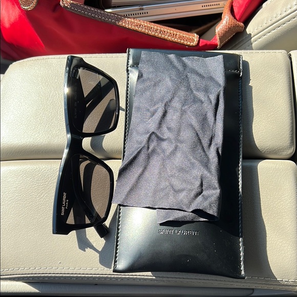 Saint Laurent Black Sunglasses with Case main image 4